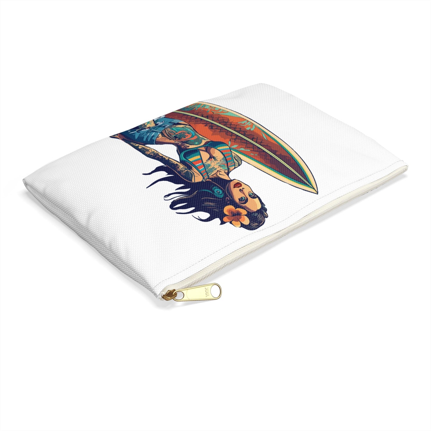 The Moana Surf Spirit Accessory Pouch - Tribal Tattoo Design Printify