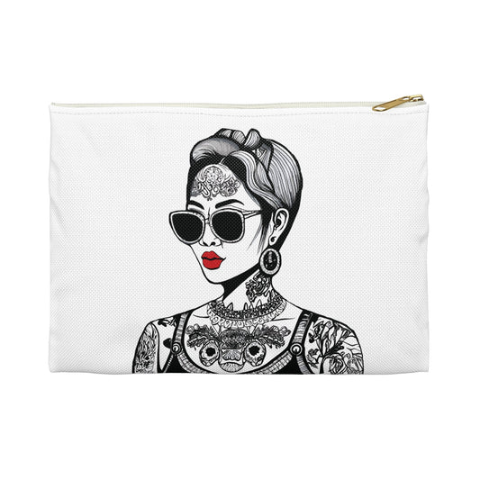 Louise Accessory Mini Pouch - Tribal Tattoo Design Printify