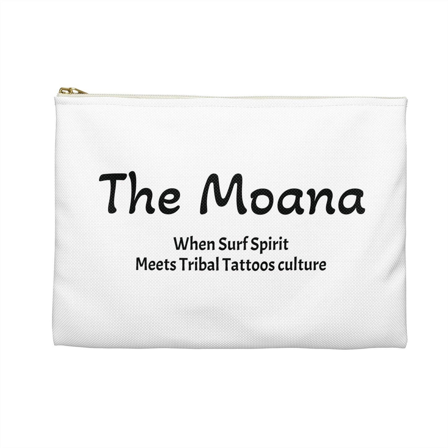 The Moana Surf Spirit Accessory Pouch - Tribal Tattoo Design Printify