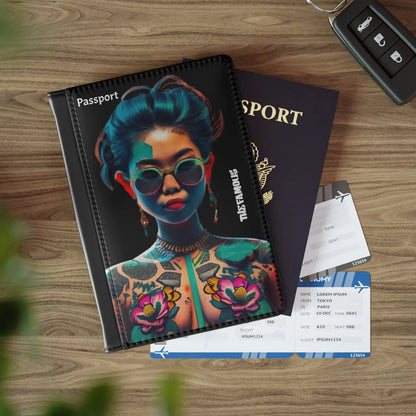 Passport Cover 'Art tattoos' 01 Limited Edition | TheFamous Studio