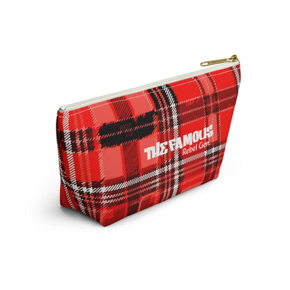 Pouch Bag - Aloha Red Plaid Limited Edition | TheFamous Studio