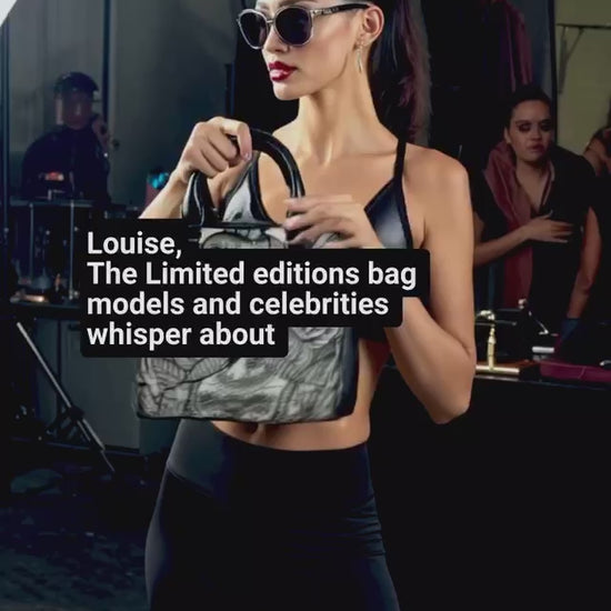 The 'Streetwear' - LOUISE Red Lips - Limited Edition designer handbag | TheFamous Studio