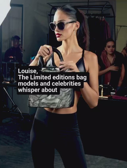 The 'Streetwear' - LOUISE Red Lips - Limited Edition designer handbag | TheFamous Studio